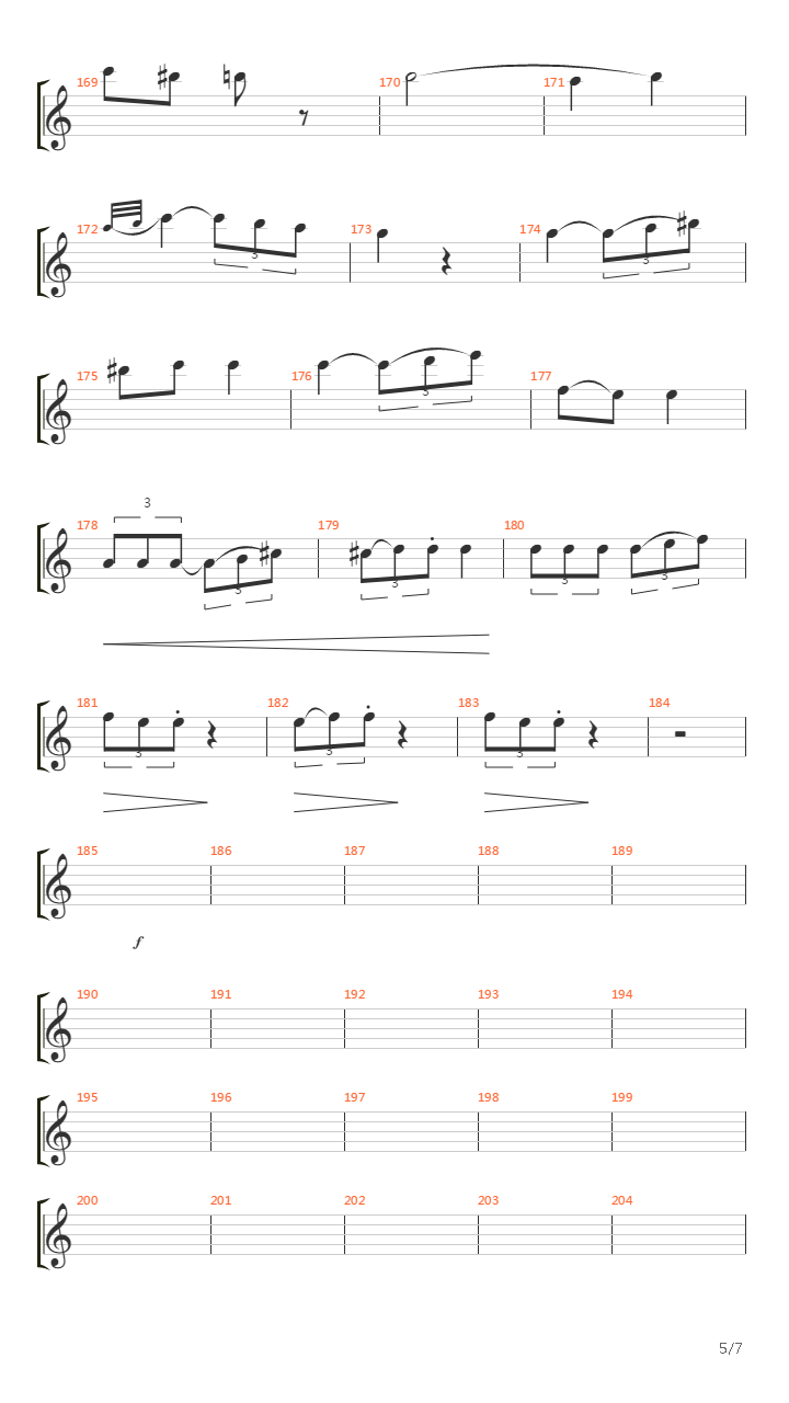 7Th Symphony - Allegretto吉他谱