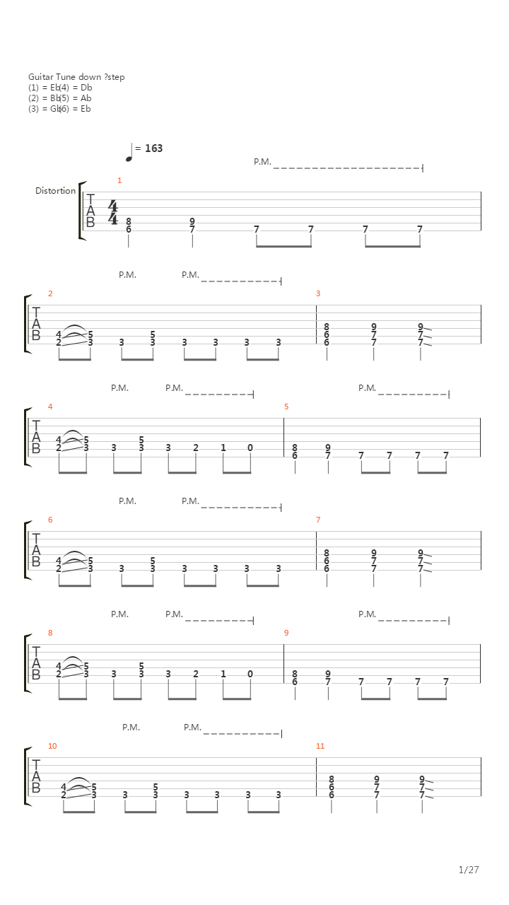 Invocation Of The Continual One吉他谱