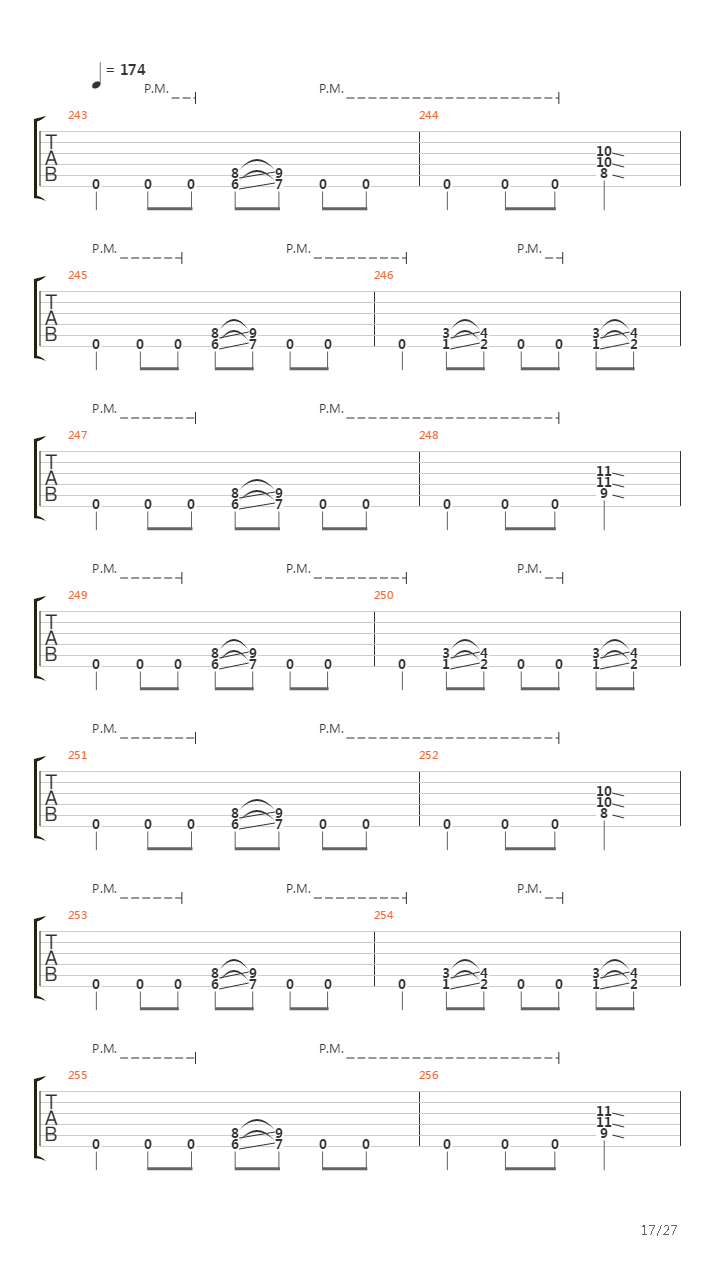 Invocation Of The Continual One吉他谱