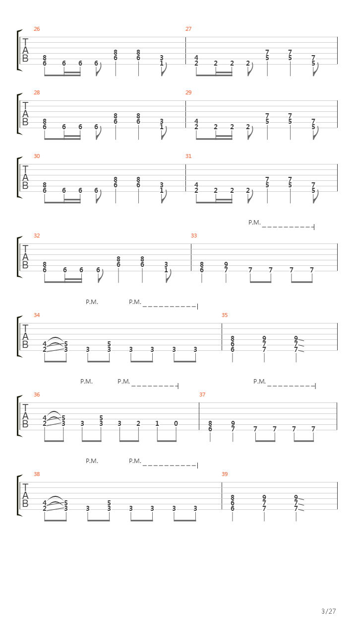 Invocation Of The Continual One吉他谱