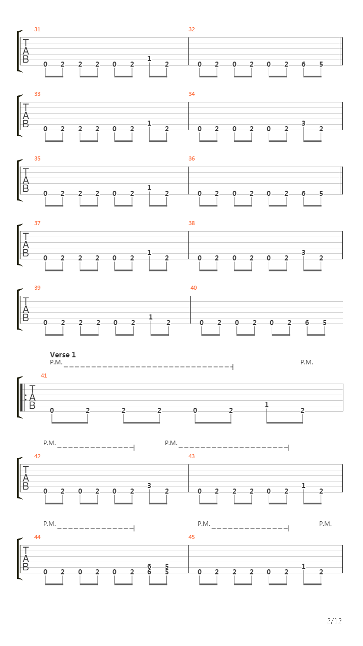 Centuries Of Sin吉他谱