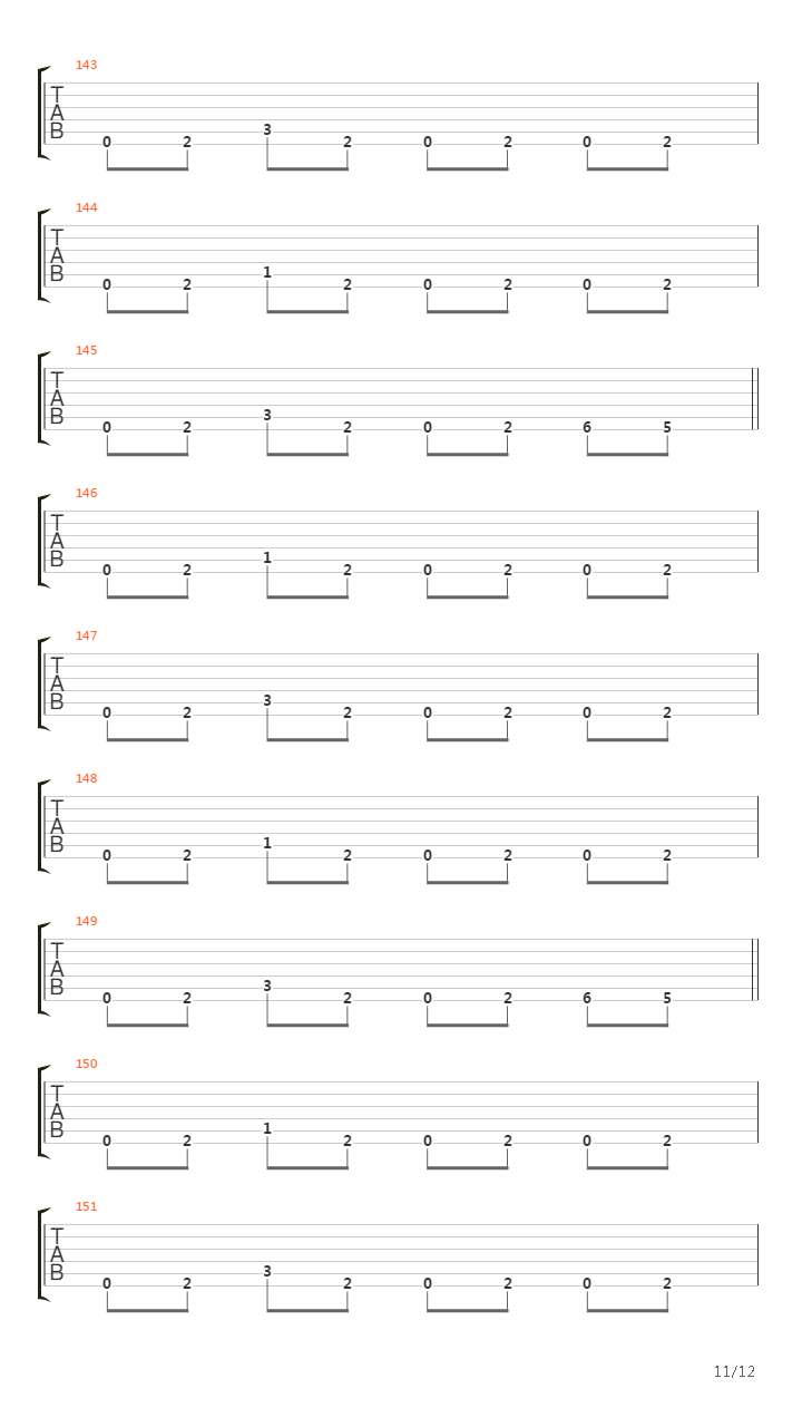 Centuries Of Sin吉他谱