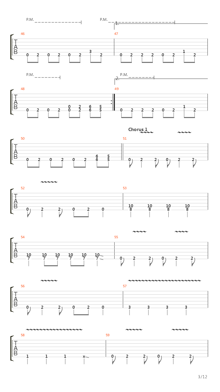 Centuries Of Sin吉他谱