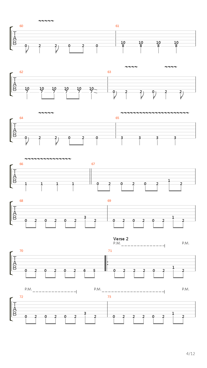 Centuries Of Sin吉他谱