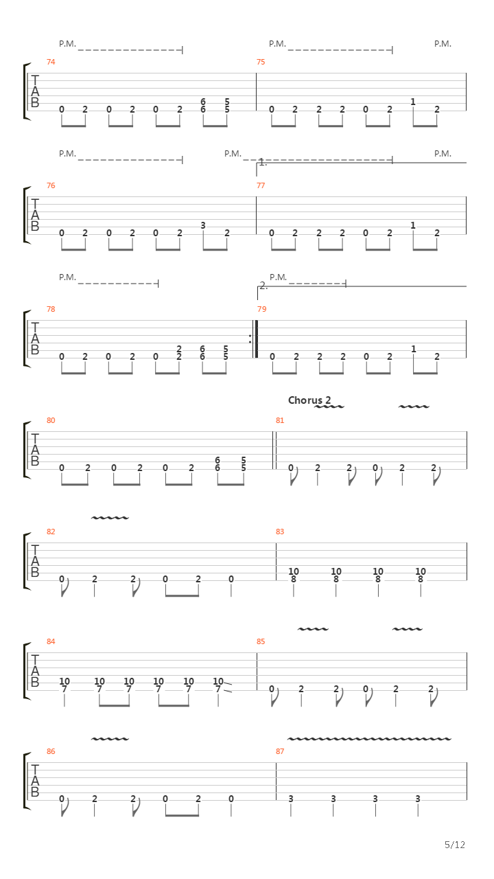 Centuries Of Sin吉他谱