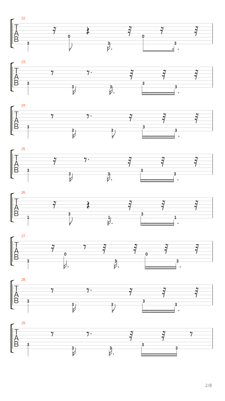 O Trem Das Sete吉他谱