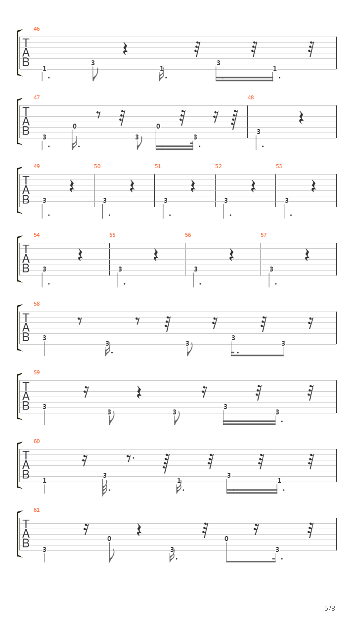 O Trem Das Sete吉他谱