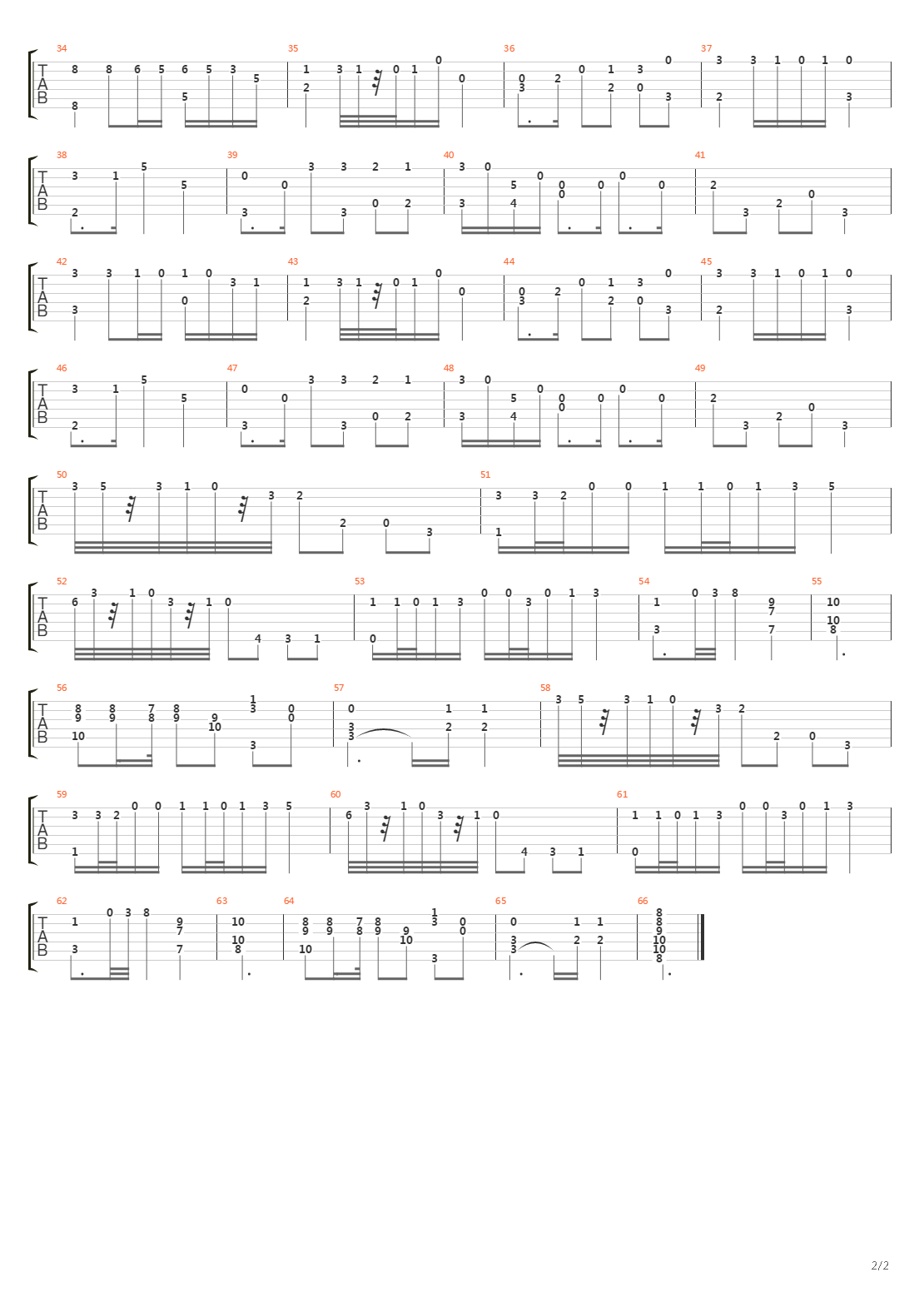 Minuet吉他谱