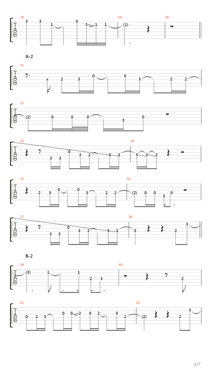 Tsuyogari吉他谱