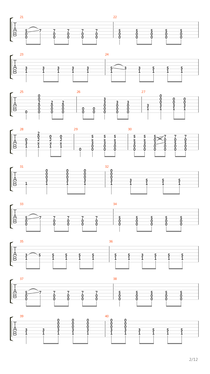 Orestes (arr. by Ernesto Schnack)吉他谱