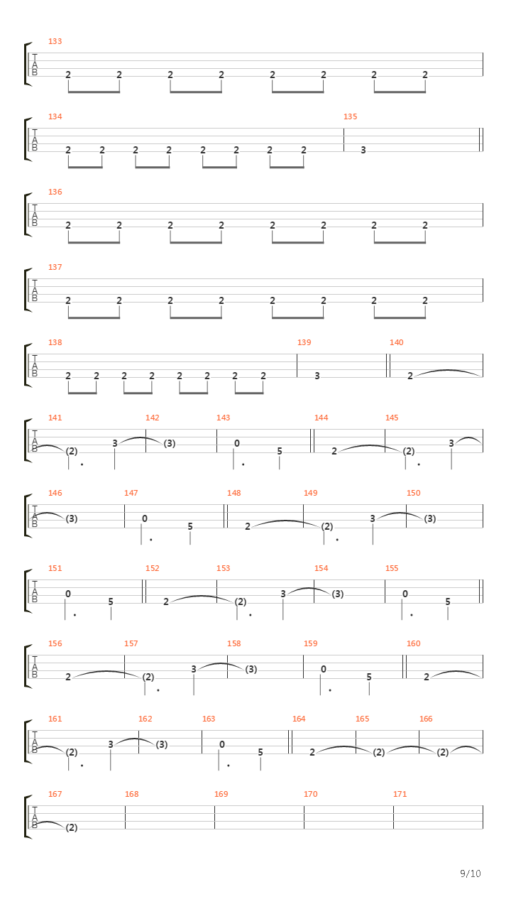 Знаки吉他谱