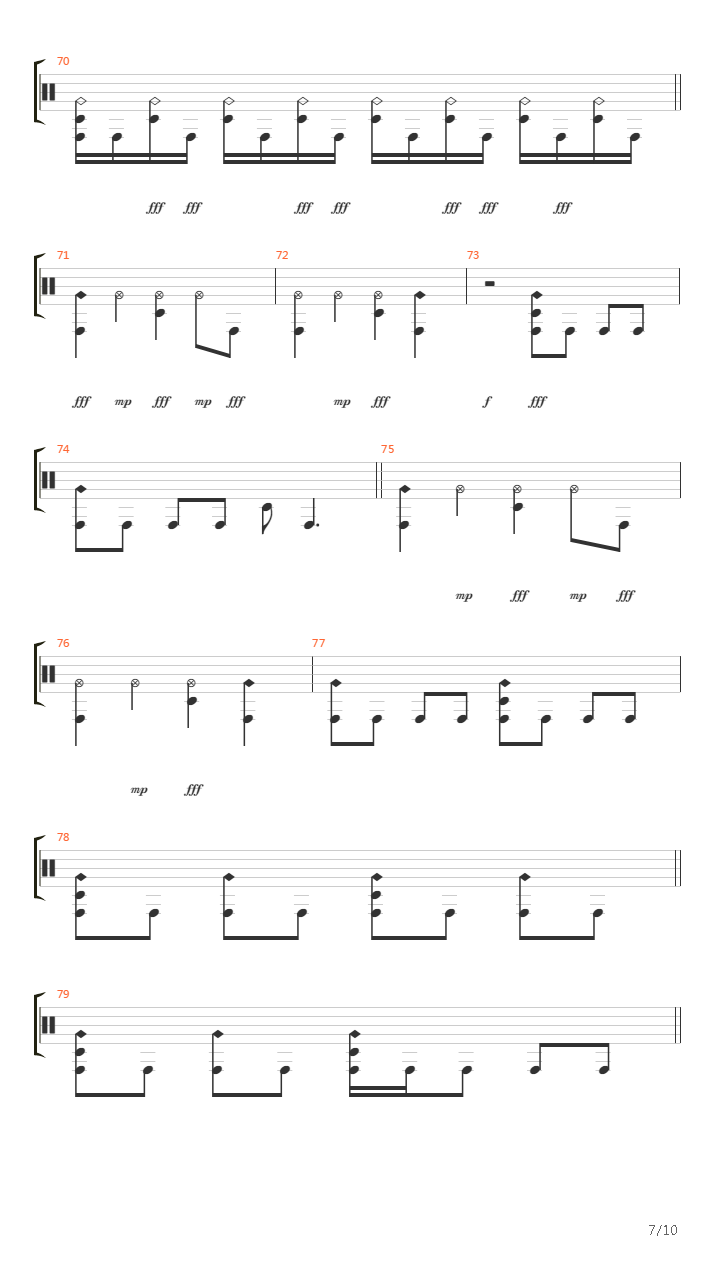 Сафари吉他谱