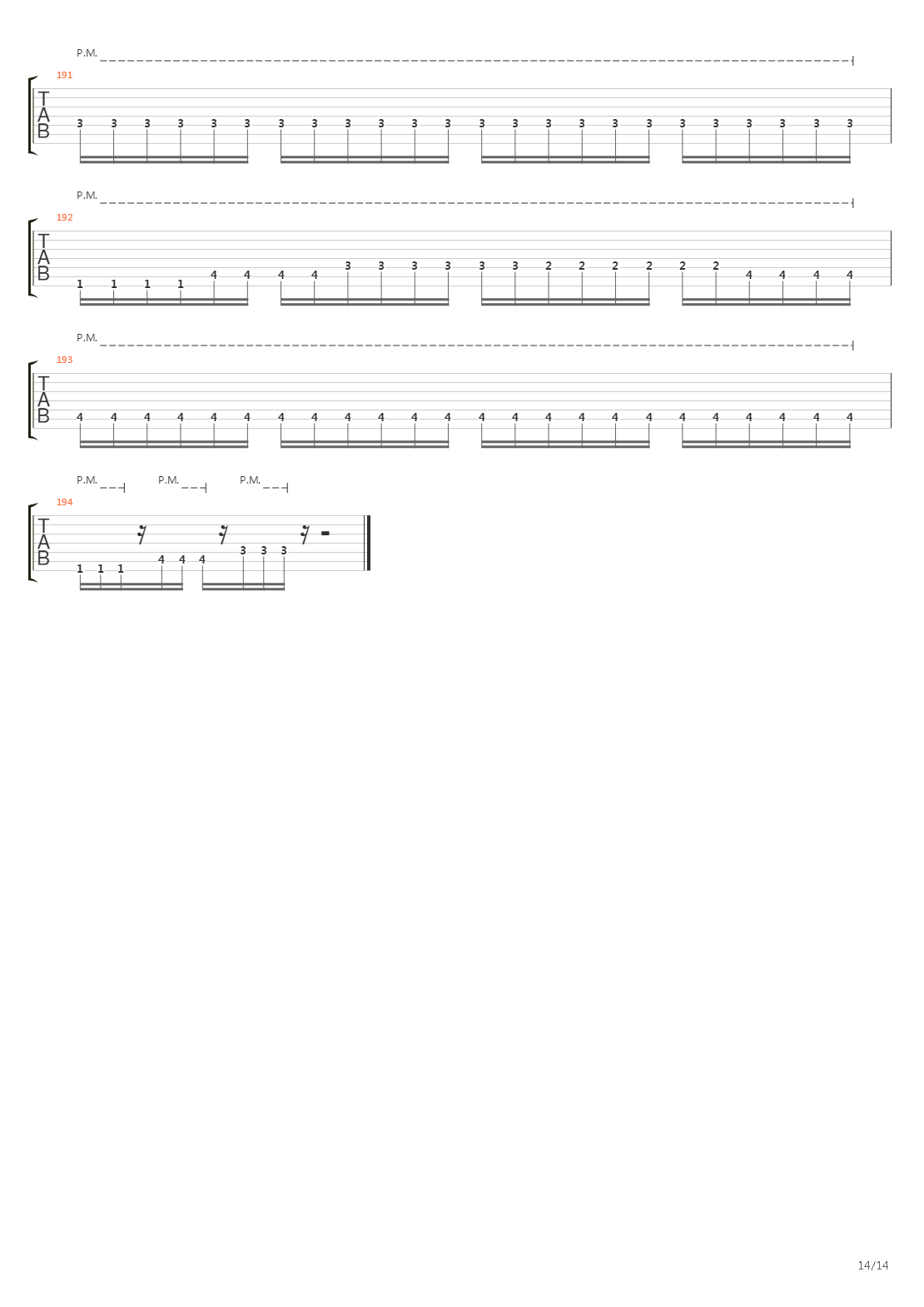 Facades吉他谱