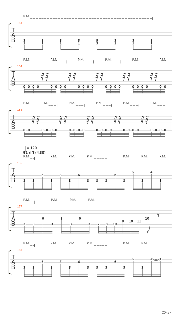 Facades吉他谱