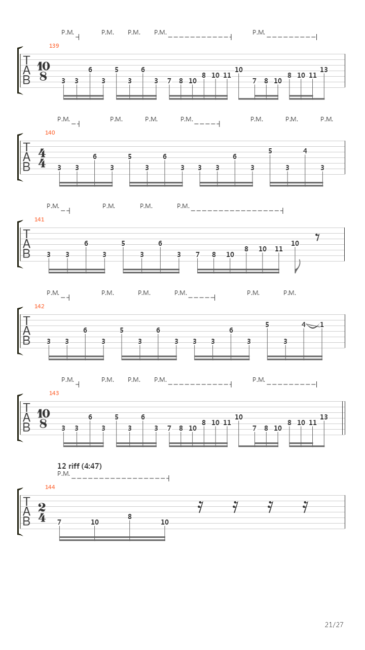 Facades吉他谱
