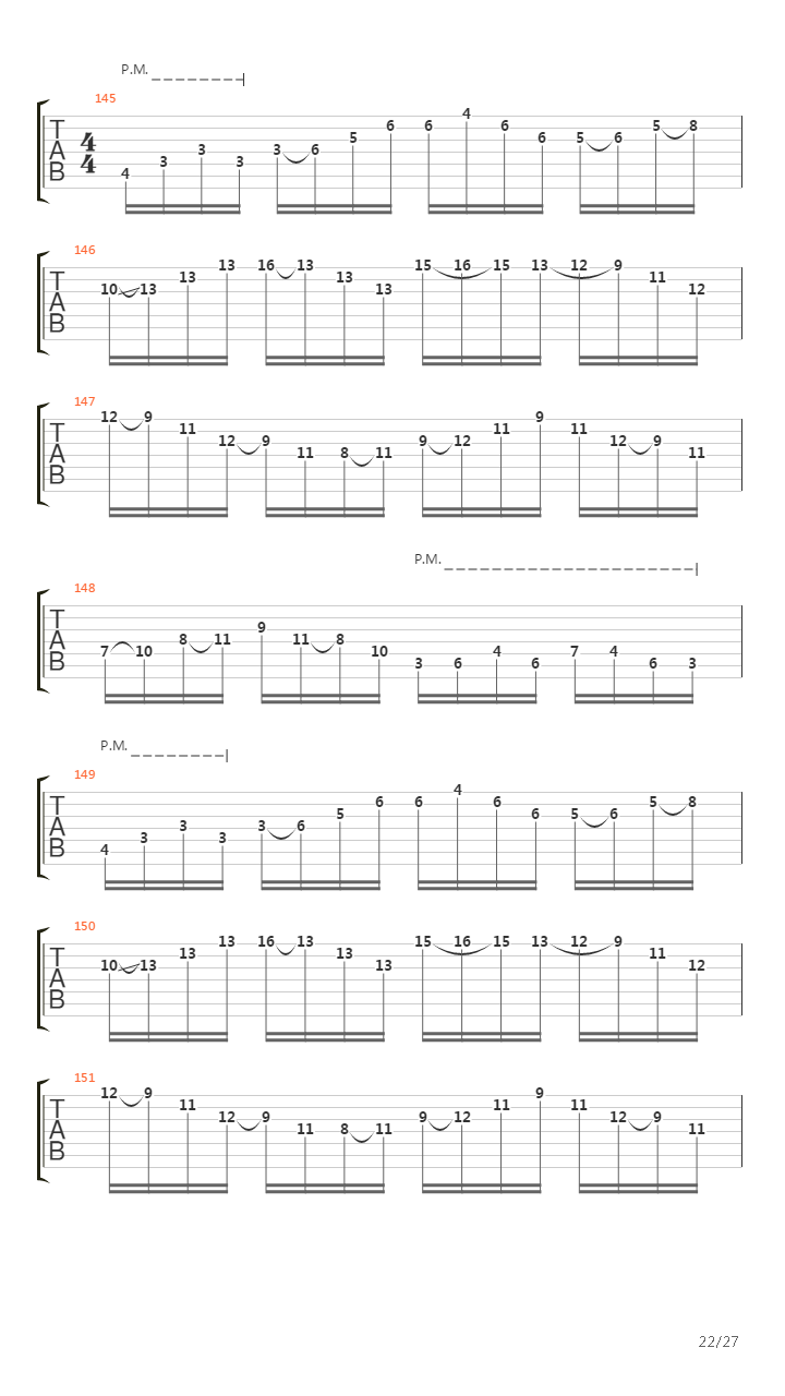 Facades吉他谱