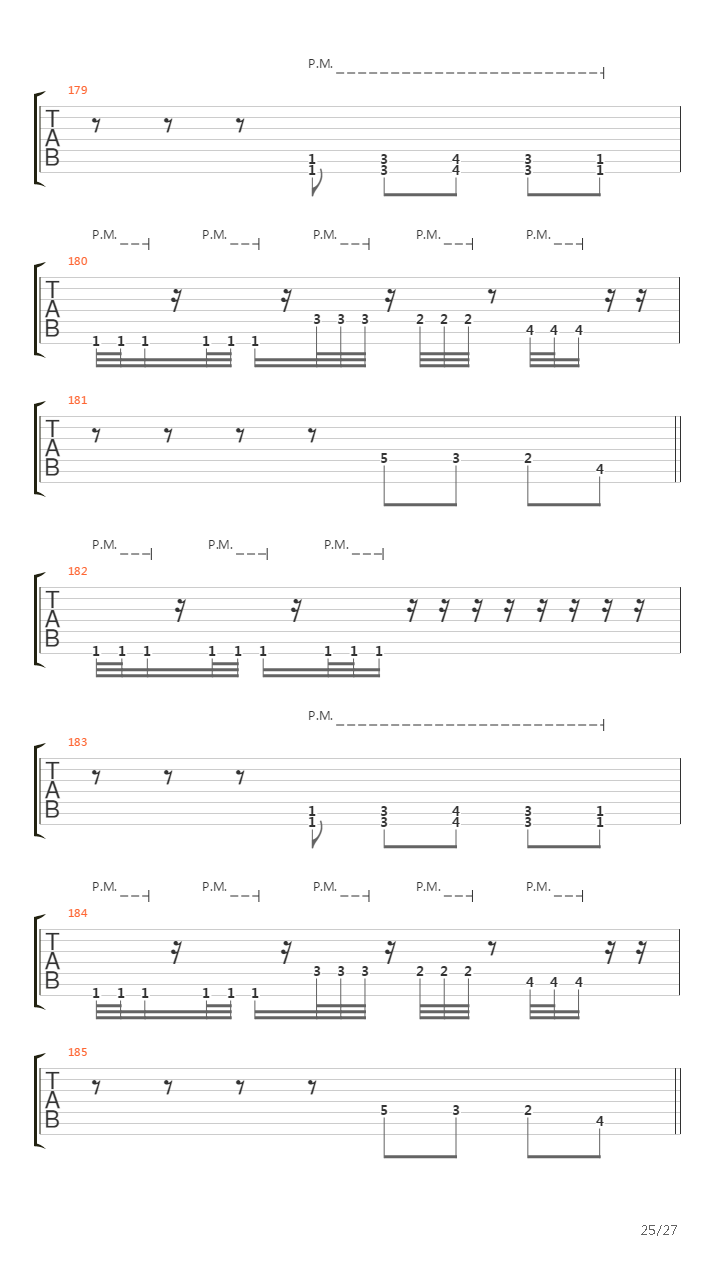Facades吉他谱