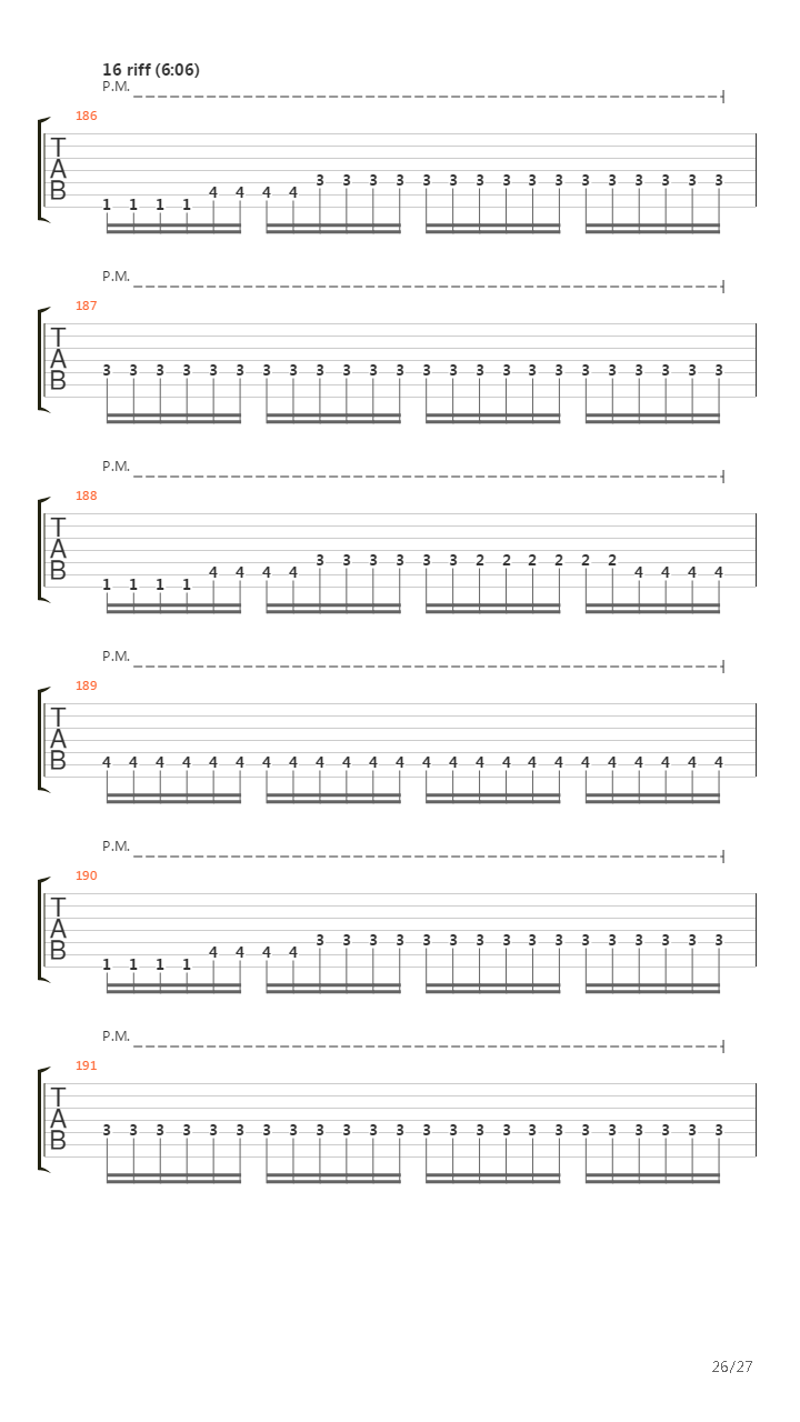 Facades吉他谱