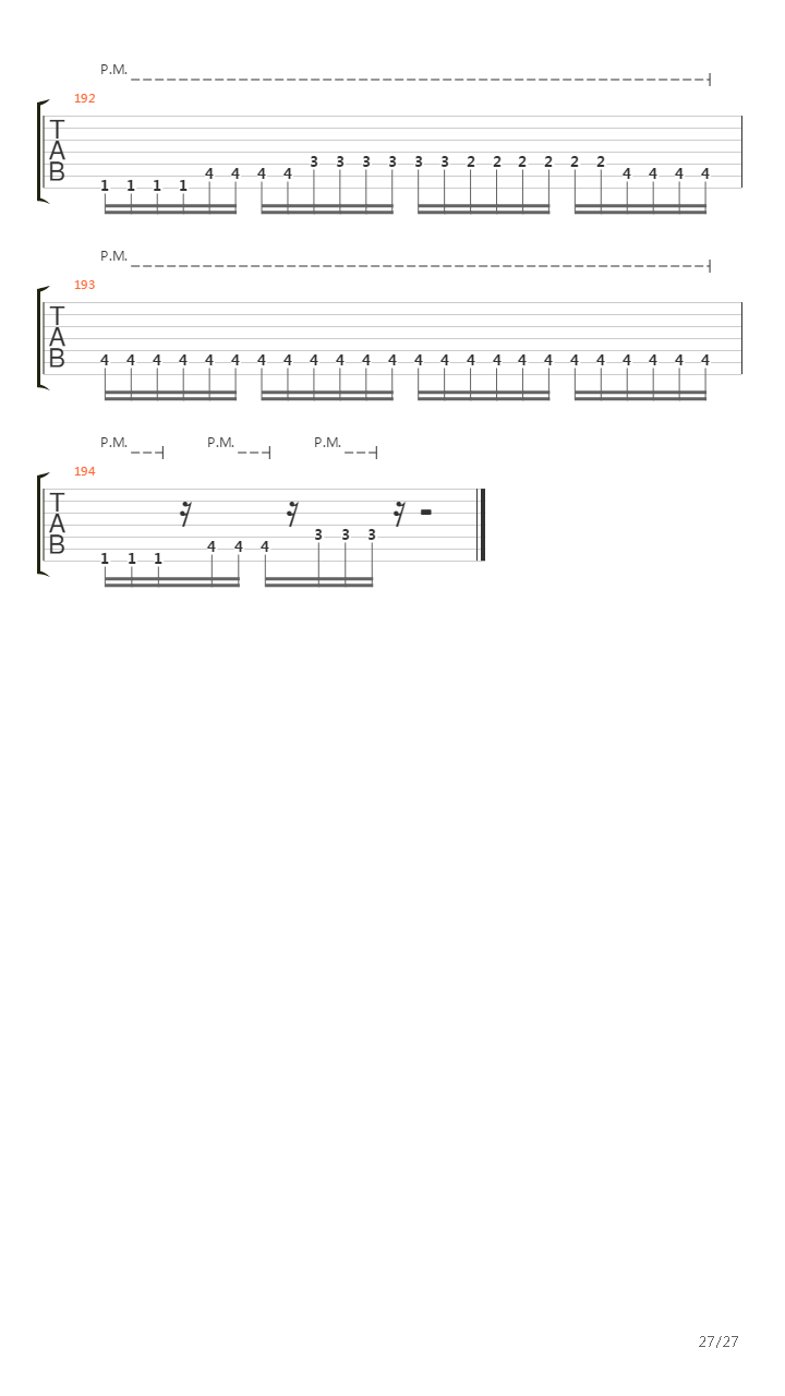 Facades吉他谱