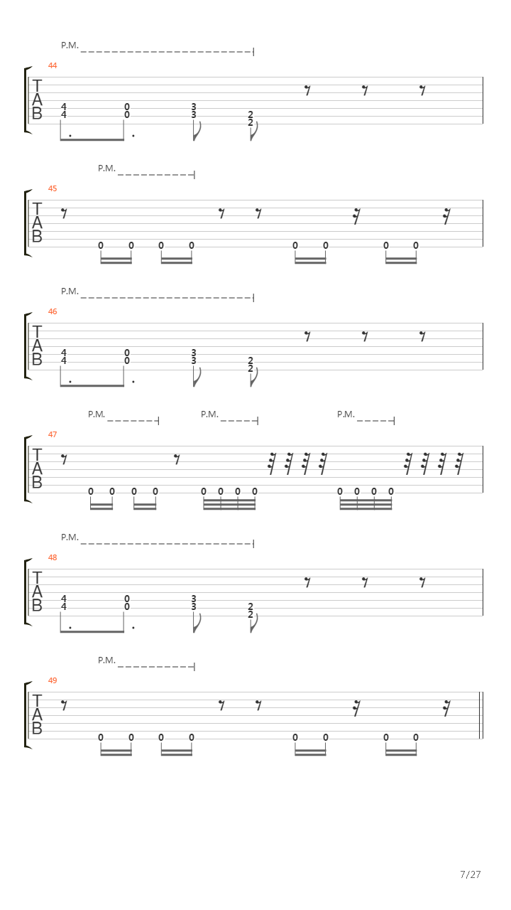Facades吉他谱