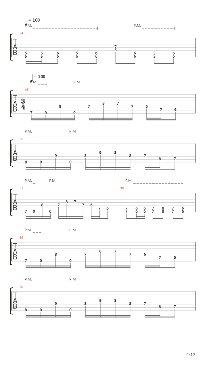 A Massacre in the North吉他谱