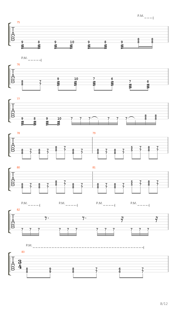 A Massacre in the North吉他谱