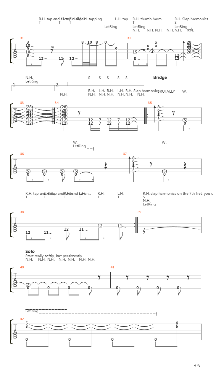 Imprisoned (DUBSTEP GUITAR)吉他谱