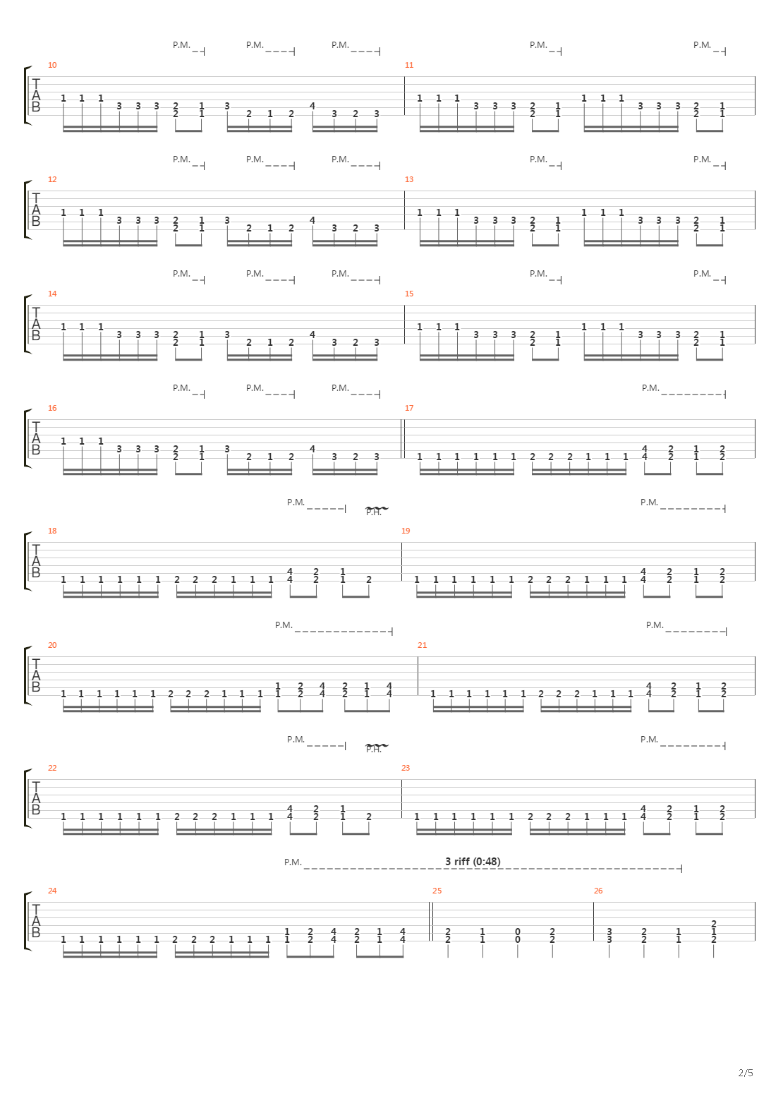 Eons in Vacuum吉他谱