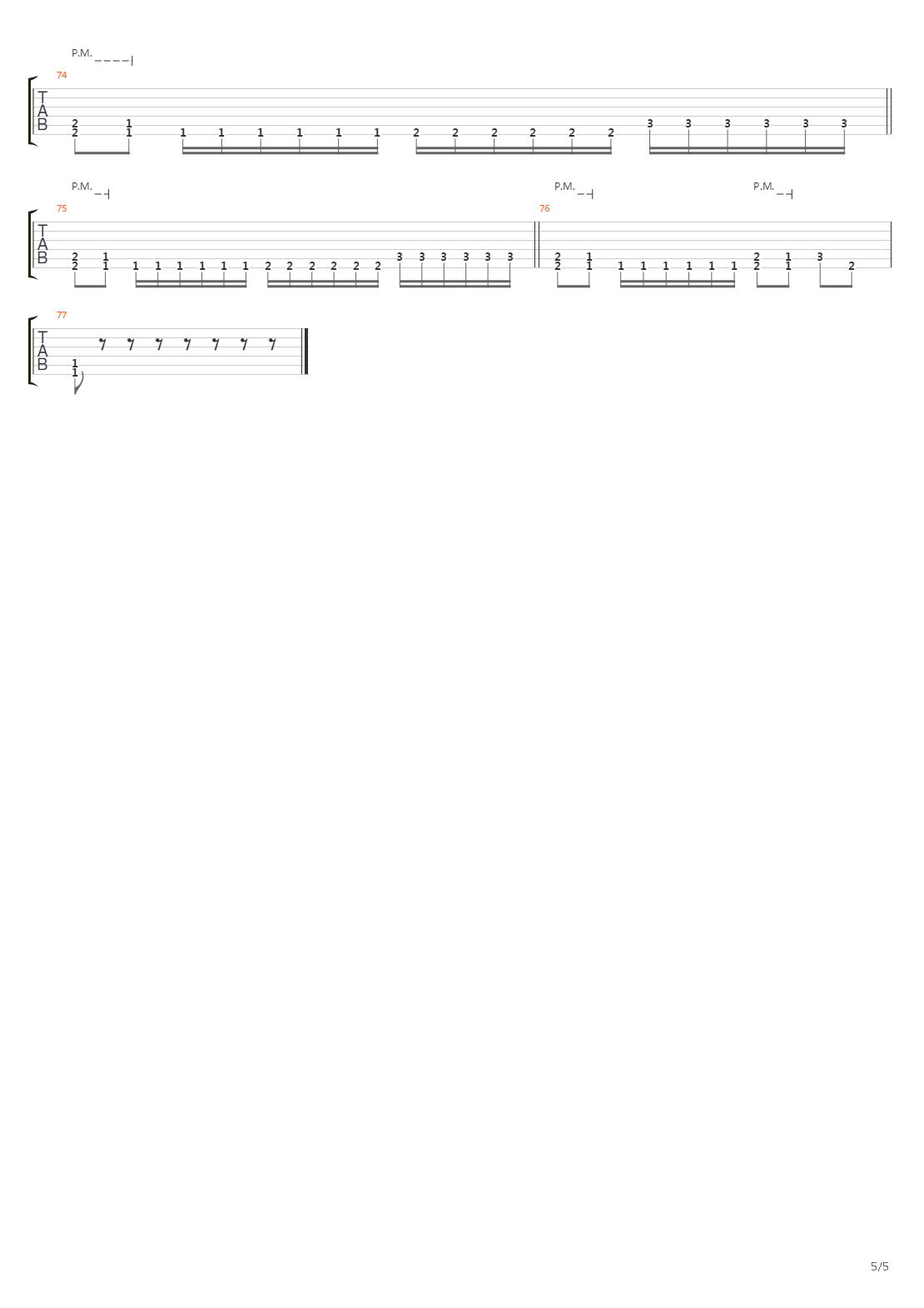 Eons in Vacuum吉他谱