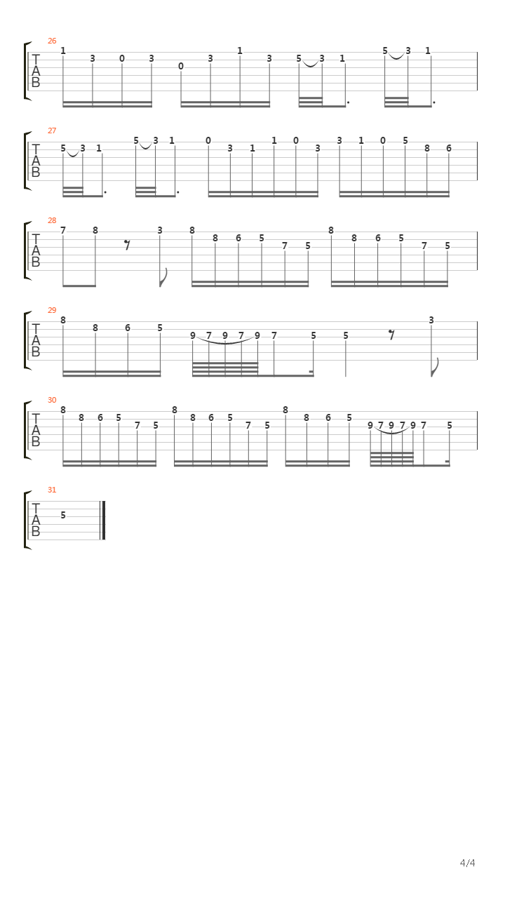 Trio Sonata in C Major RV82 Allegro non molto吉他谱