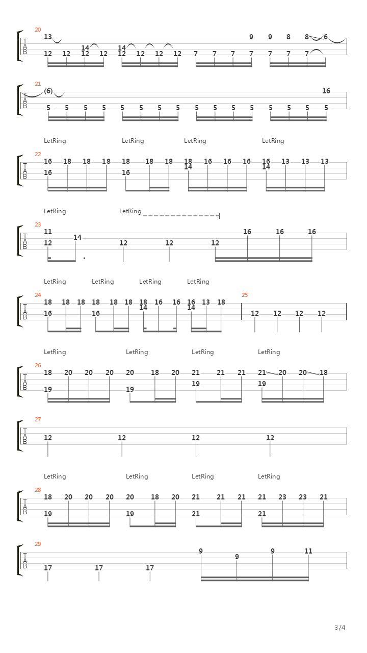 Re-arrange (Solo Bass Arrangement by Arkadiy Kolenda)吉他谱