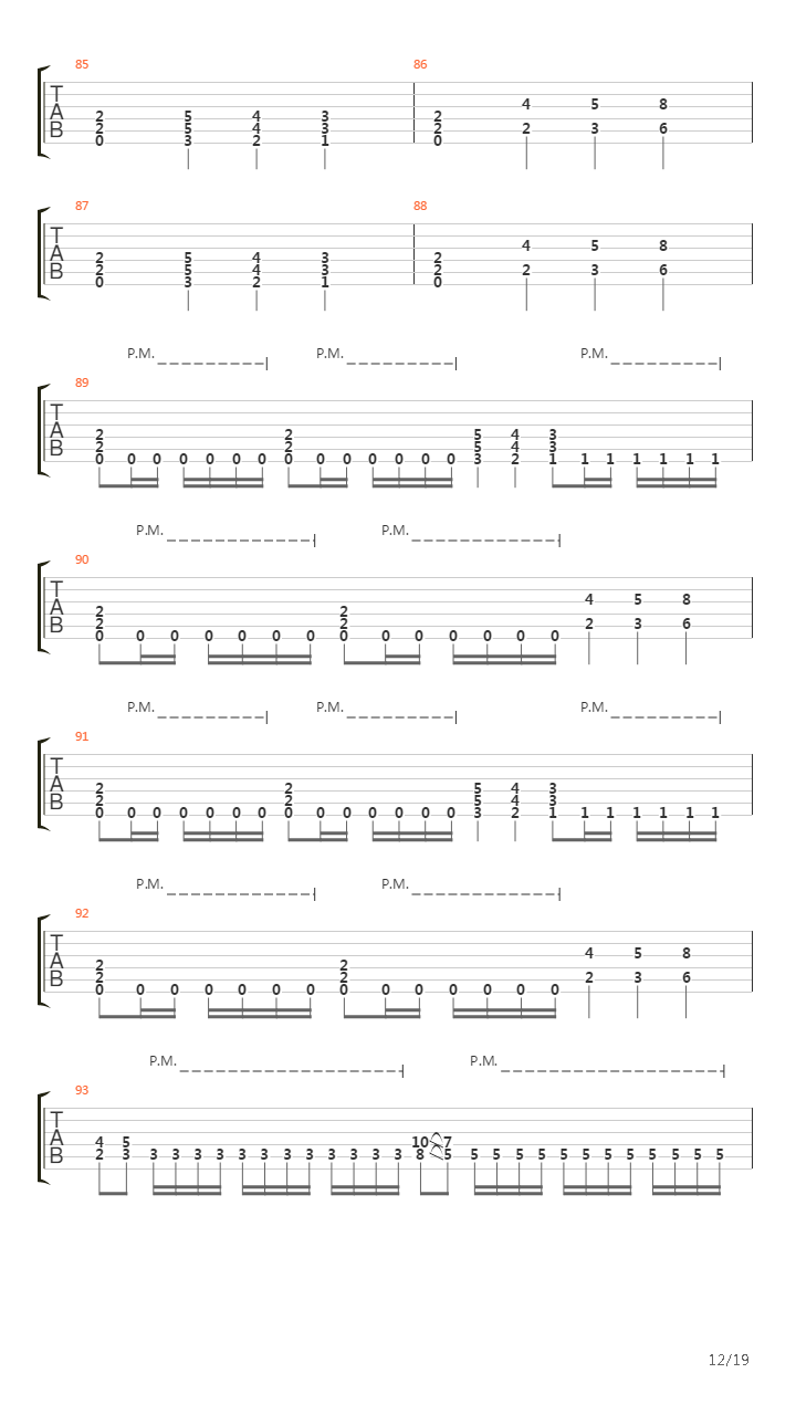 Hepatic Tissue Fermentation II吉他谱