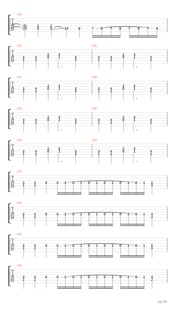 Hepatic Tissue Fermentation II吉他谱