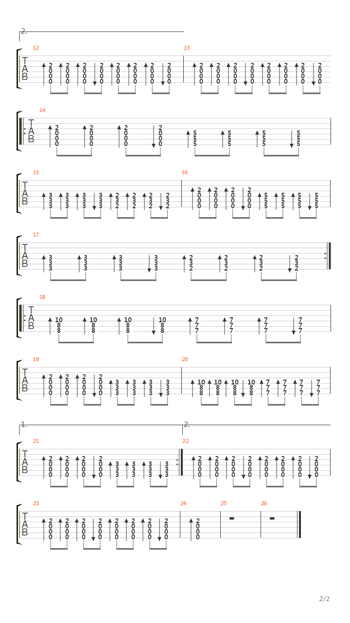 Forest吉他谱