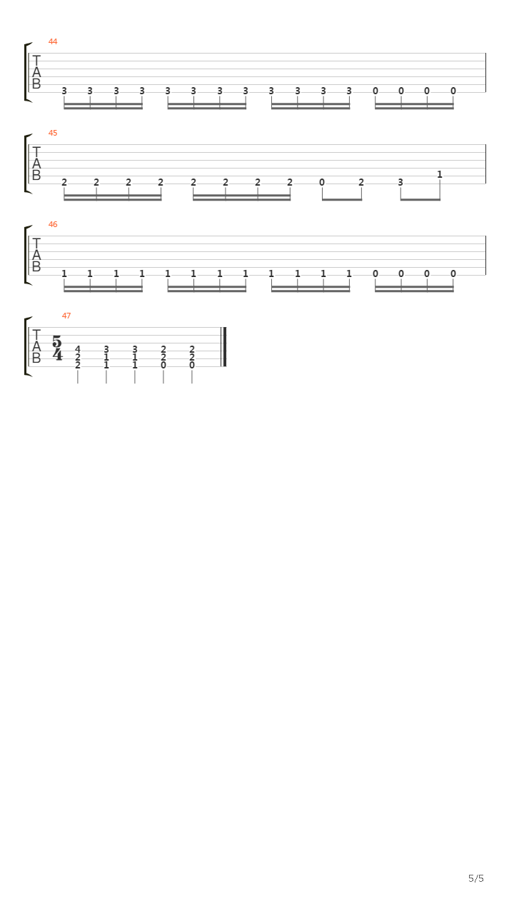 Once Upon The Cross吉他谱