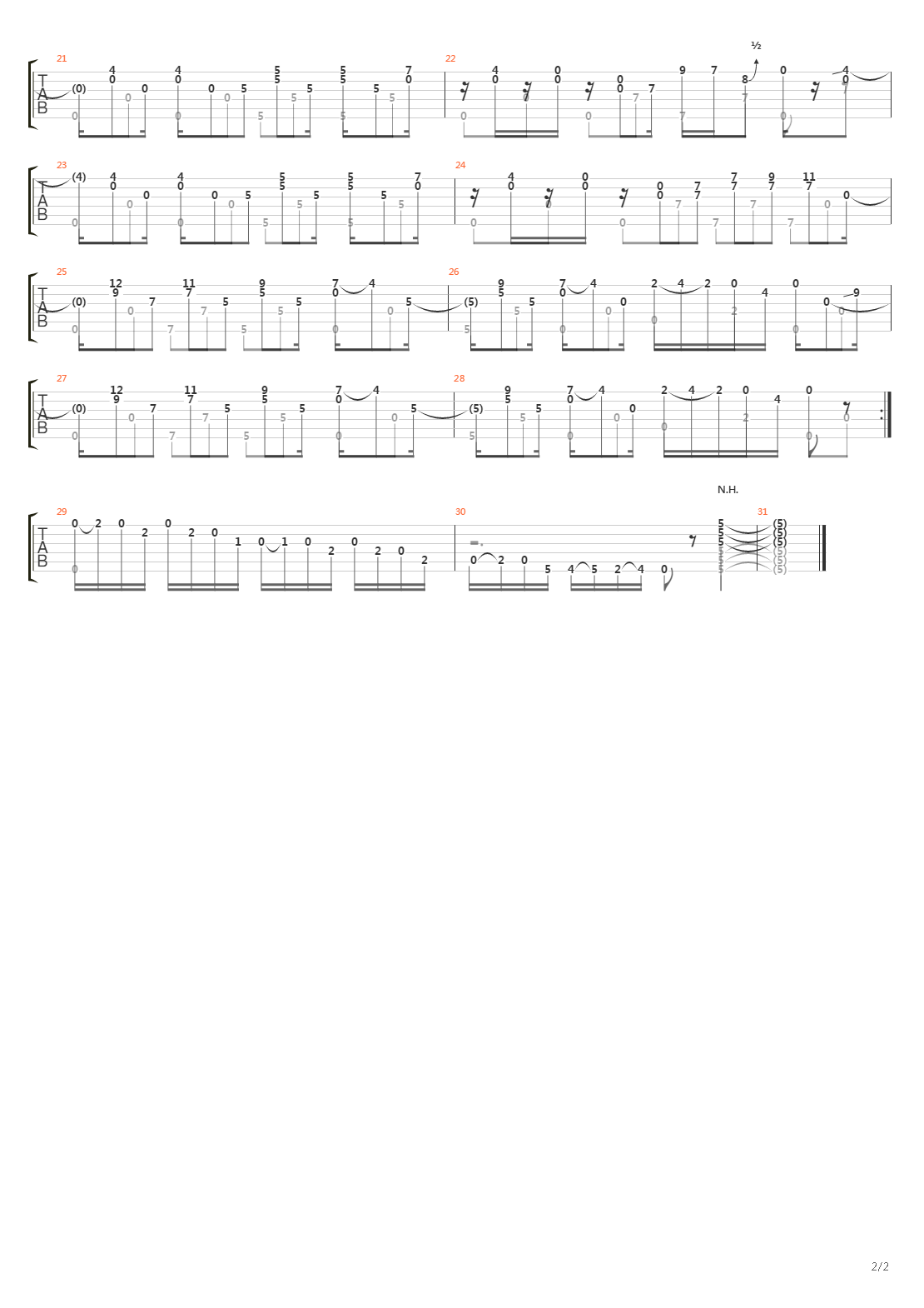 Fun吉他谱