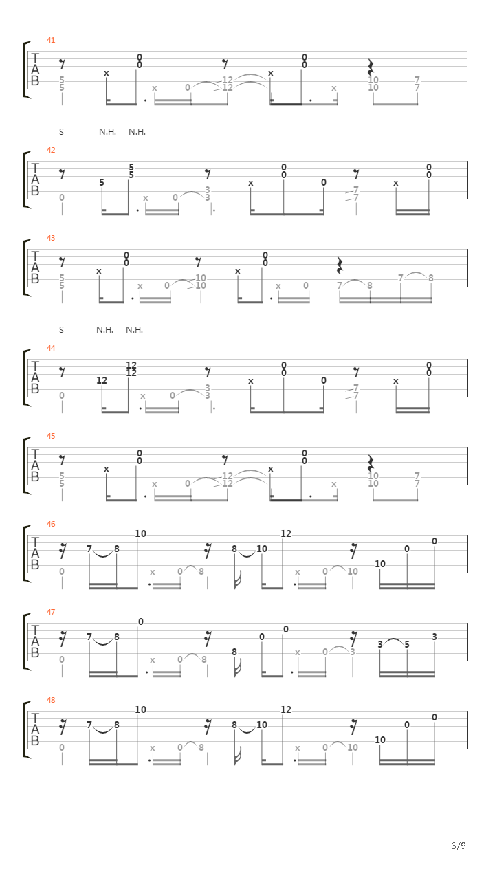 Paganini's Hip吉他谱