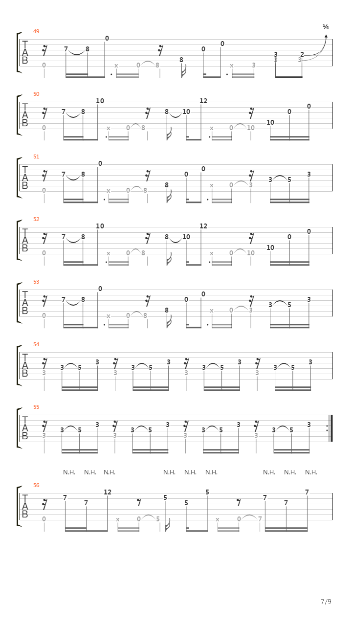 Paganini's Hip吉他谱