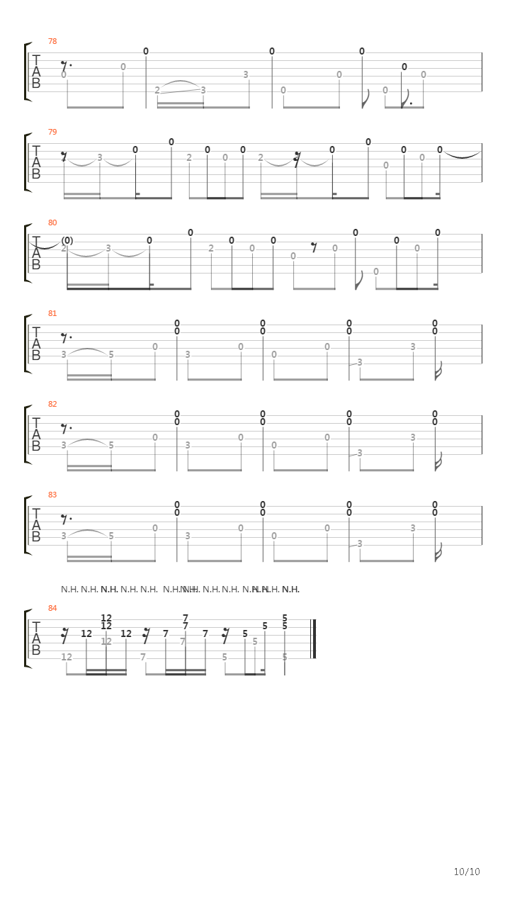 Reuben's Train吉他谱