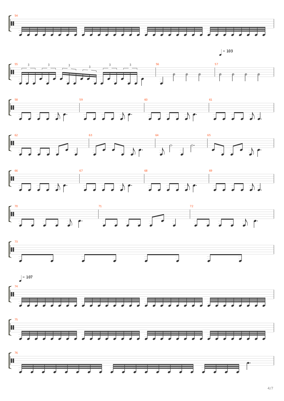 The Fall吉他谱