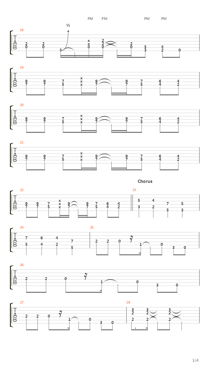 Welcome to the Jungle (Guitar Riffs by Nicola Pastori)吉他谱