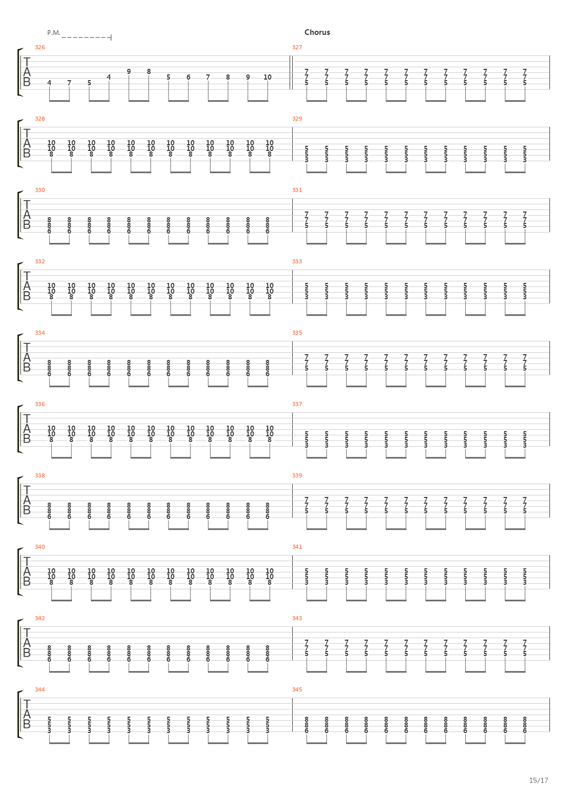 The Architect吉他谱