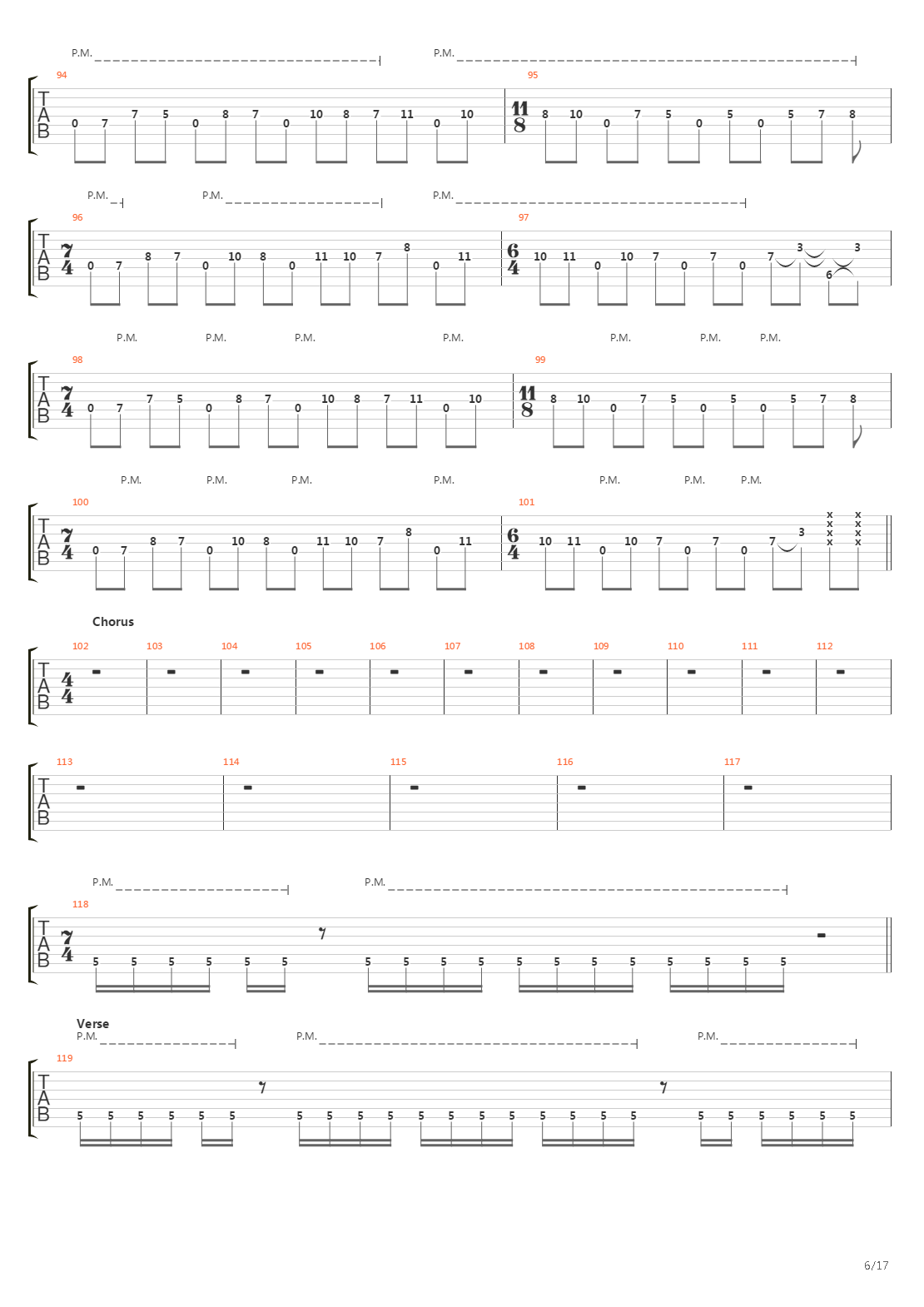 The Architect吉他谱