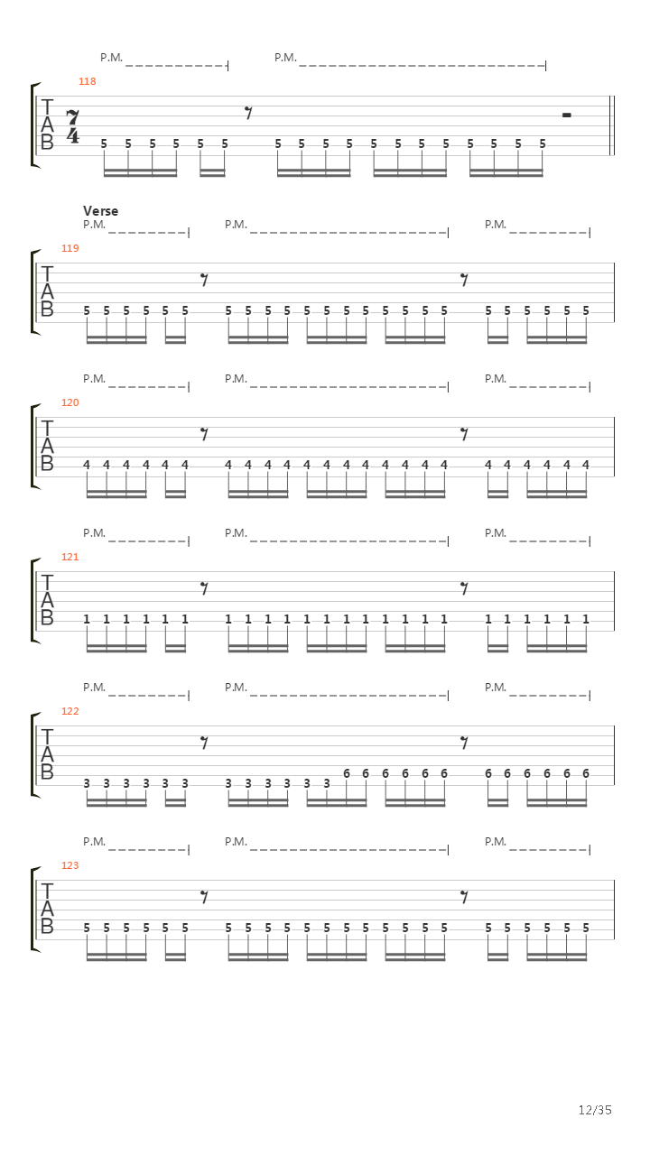 The Architect吉他谱