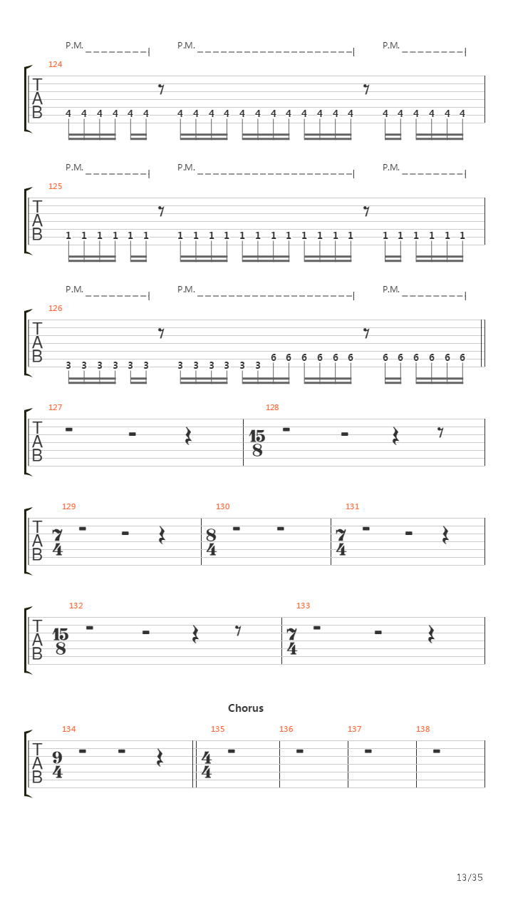 The Architect吉他谱