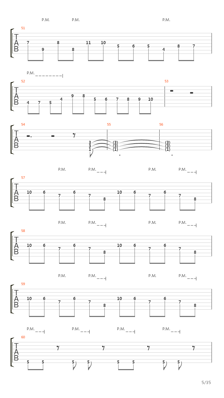 The Architect吉他谱