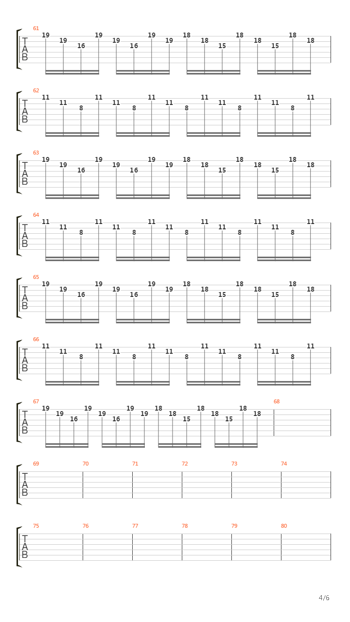 Бьёт Бит (Cover)吉他谱