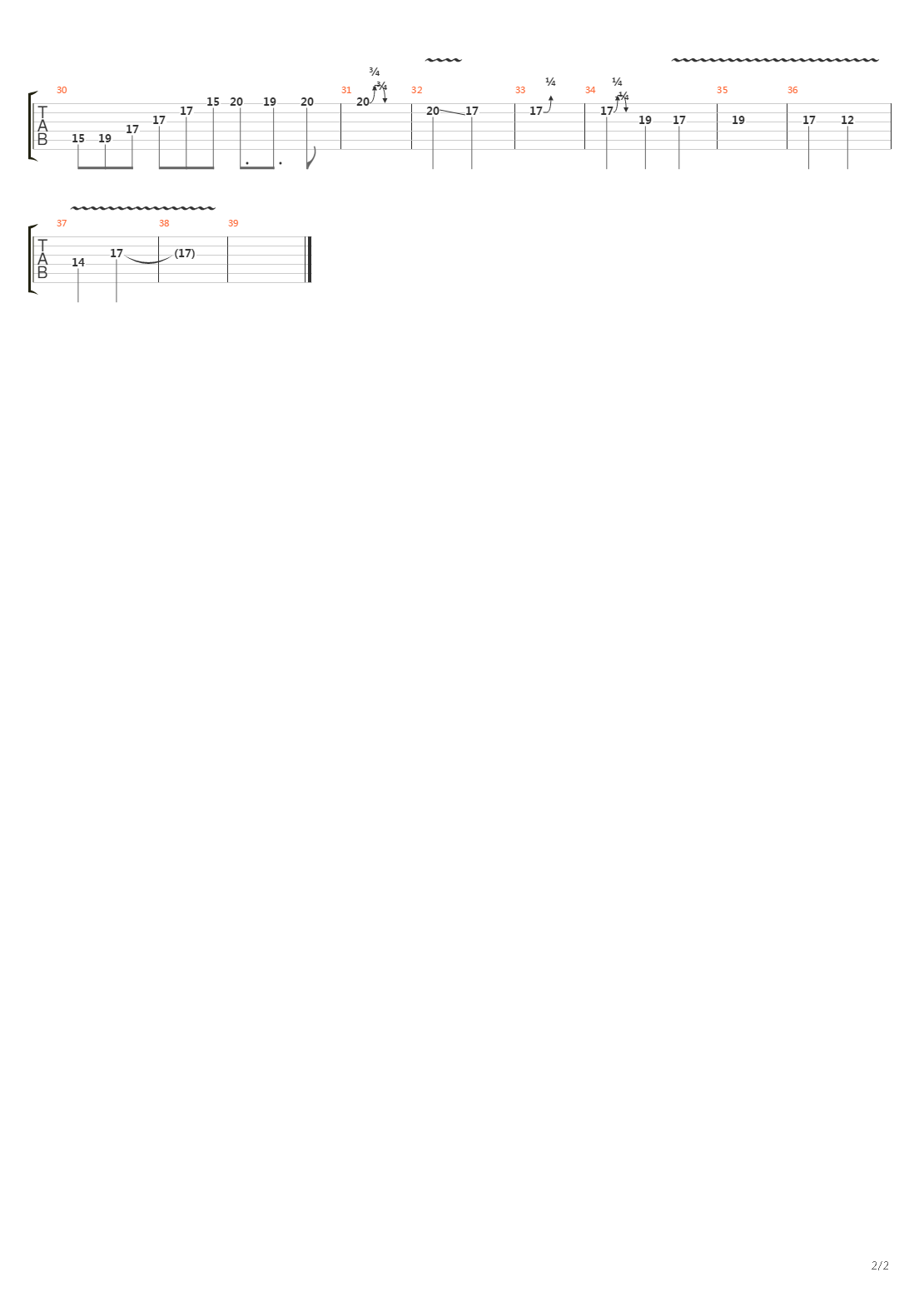 Angels (Guitar Solo)吉他谱