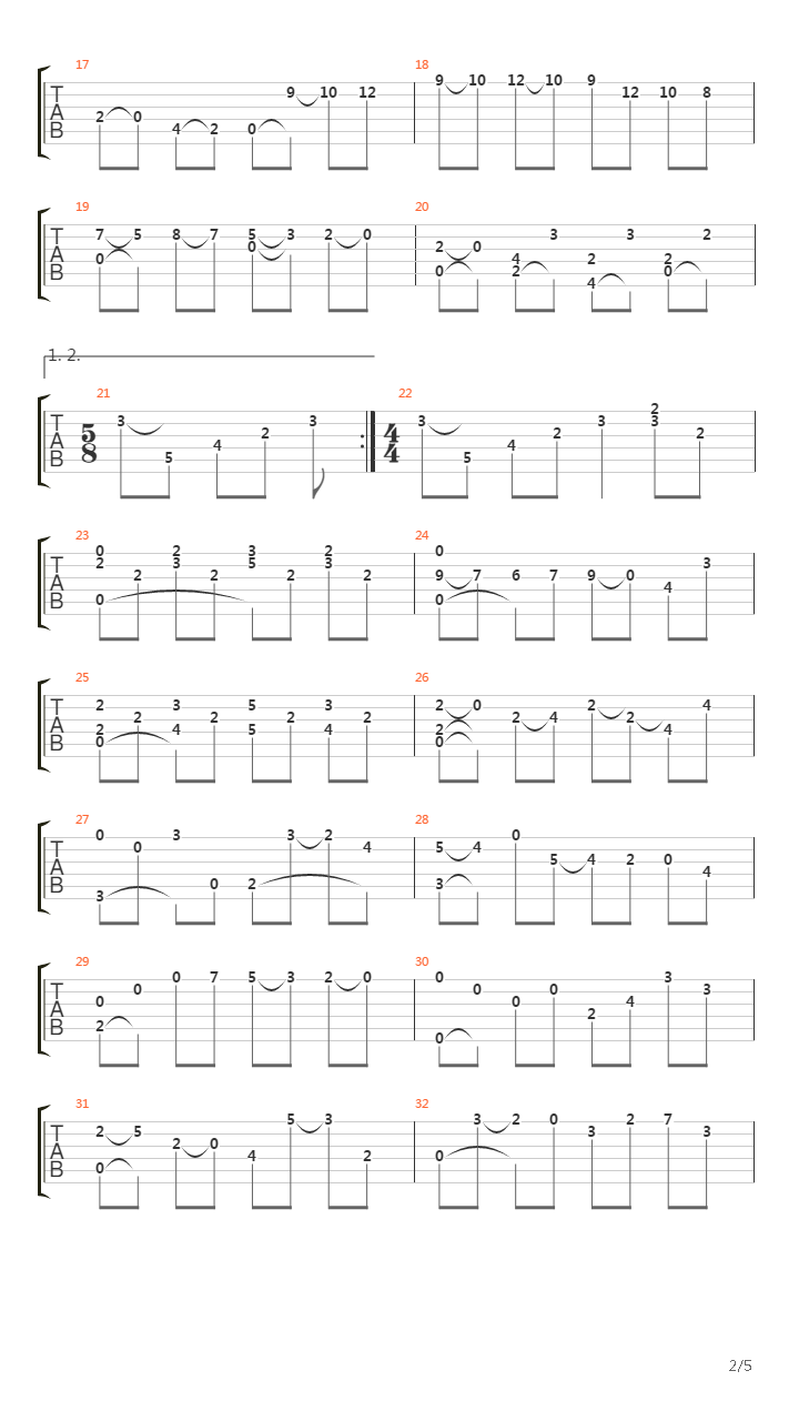 Double (From Partita H-moll №1 for Violin Solo, BWV 1002)吉他谱