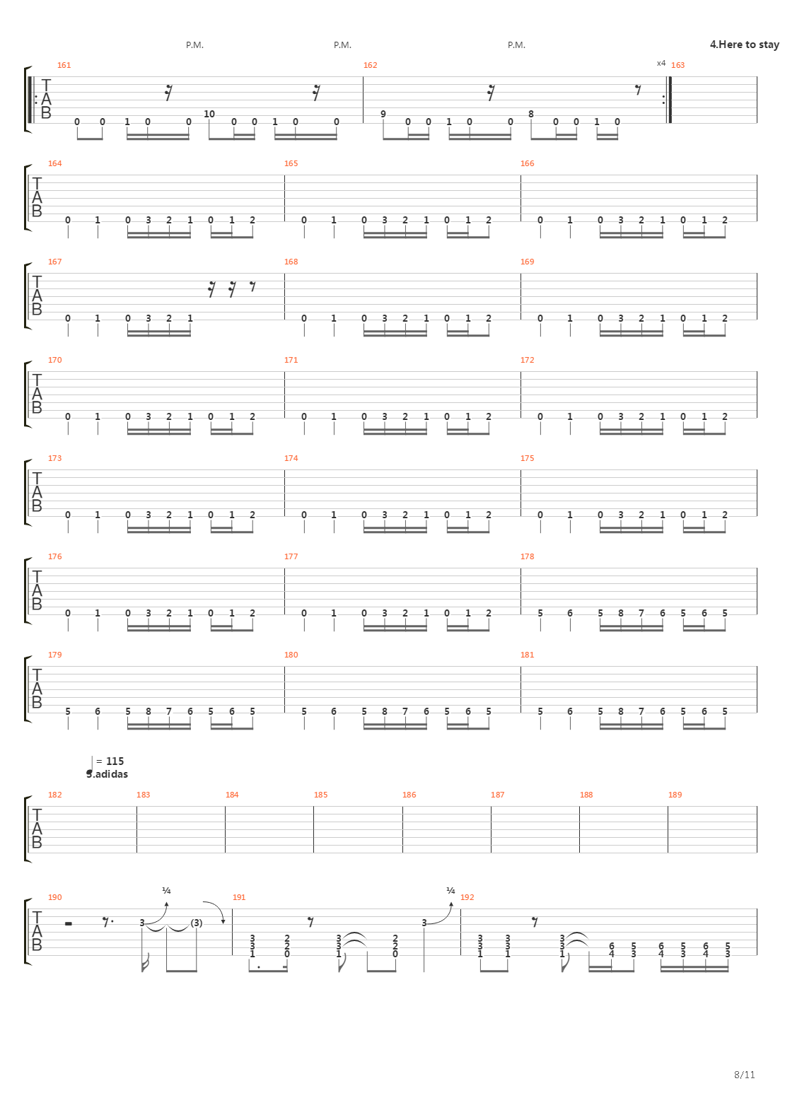 Top 20 Riffs (by Vladimir Chamber)吉他谱